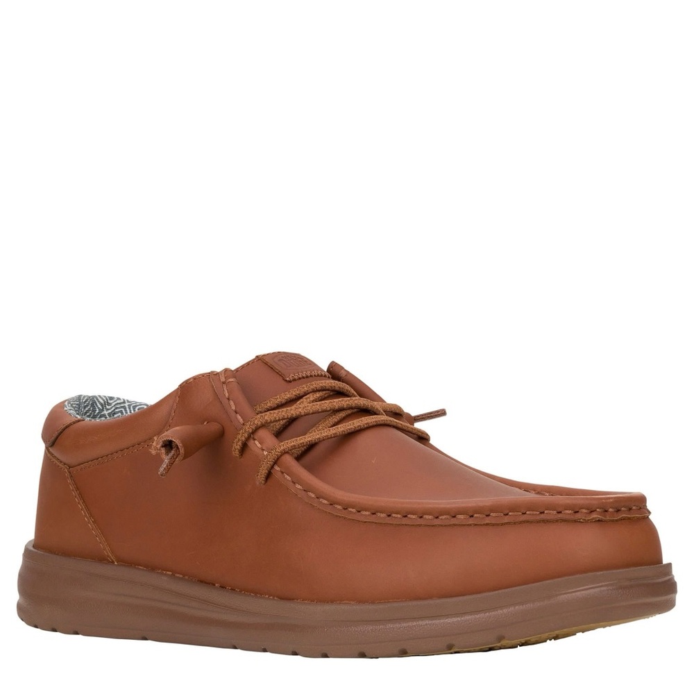 Hey Dude Men's Tan Boat Shoes
